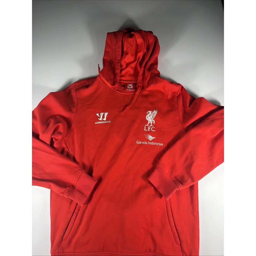 Liverpool FC 2014/15 Warrior Training Hoodie Men's M Red Garuda Indonesia